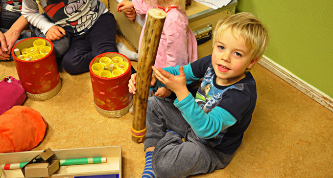 Klåjnklådan har mött mer än 250 barn under 2016. Foto: Lilian Henriksson